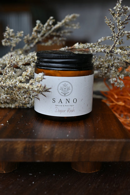 Crema para la dermatitis del pañal Sano