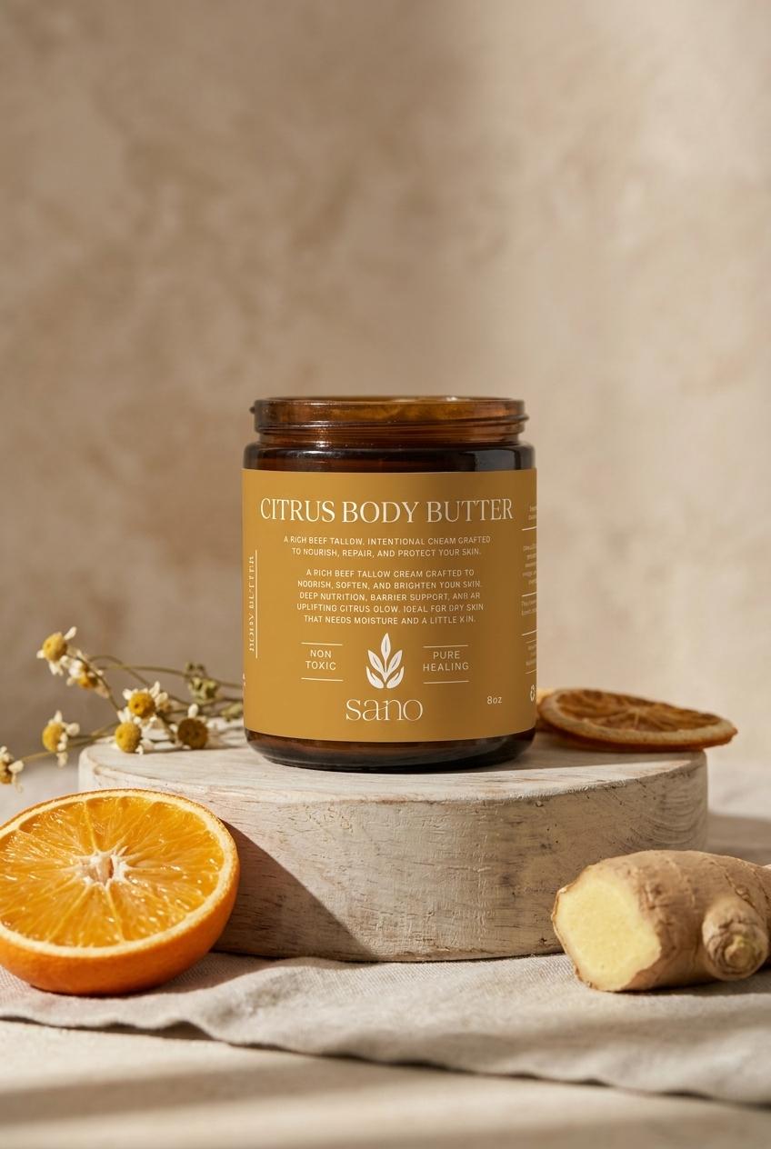 Citrus Body Butter — elevated product shot