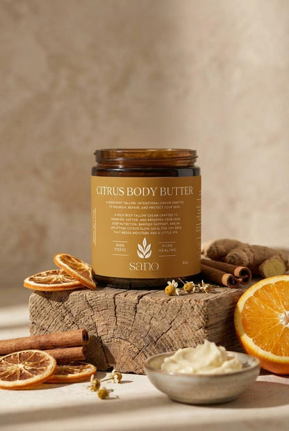 Citrus Body Butter — citrus ingredients showcase